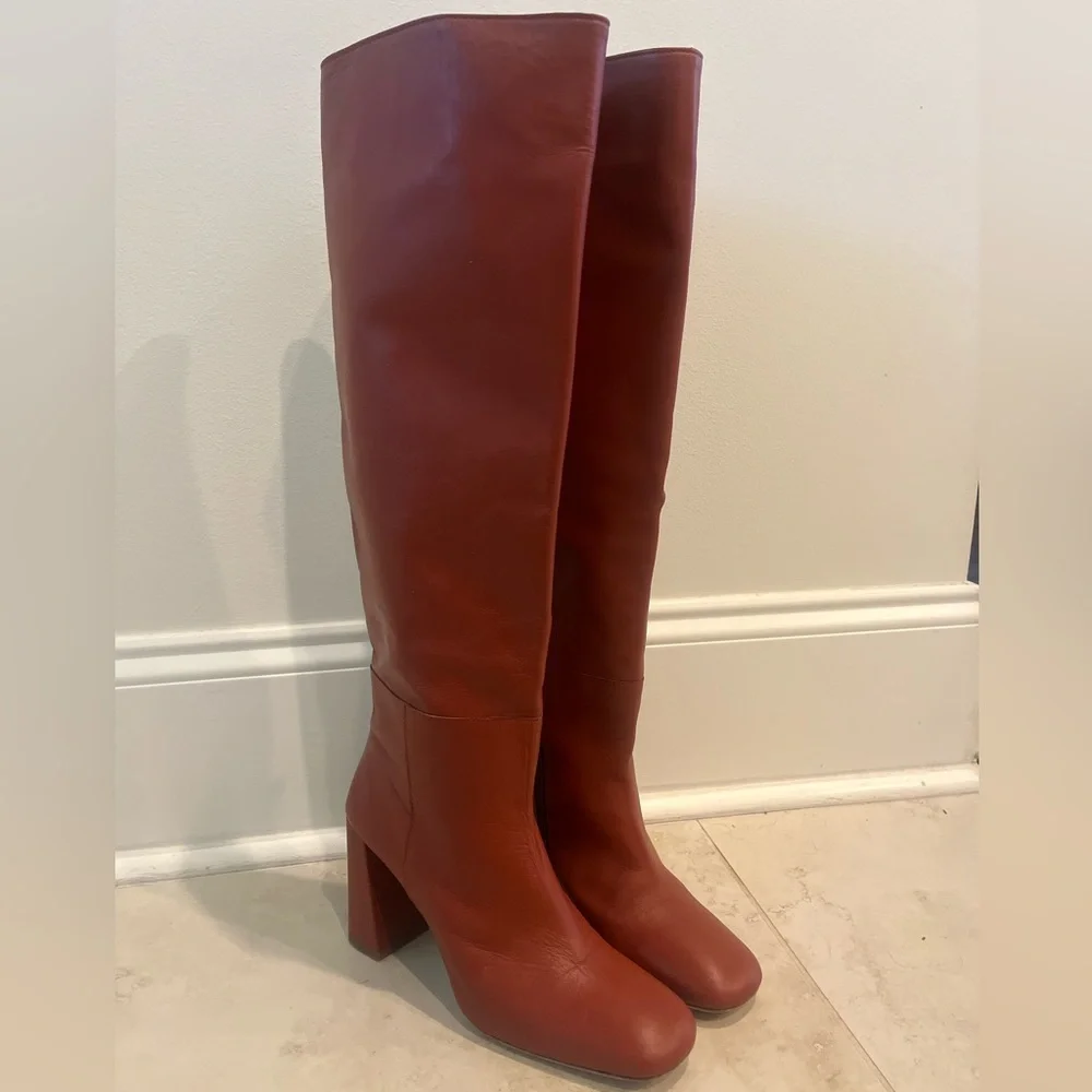 STAUD Brown Leather Boots
With dust bag - Picture 3 of 8